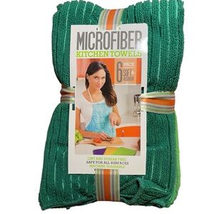 Microfiber Kitchen Towels 6 Pack